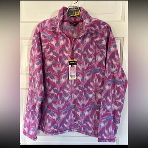 New With Tags! Eddie Bauer Polar Fleece 1/4 Zip Pullover. Size Medium